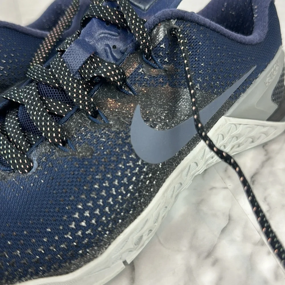 Nike Metcon 4 metallic blue women size 10 sneaker cross fit trainer shoe - Picture 6 of 13